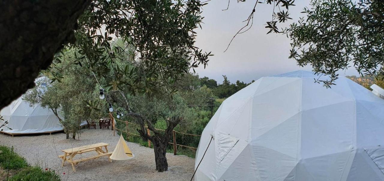 Luxury Dome Tents Ikaria Ap'Esso2 Raches  Buitenkant foto
