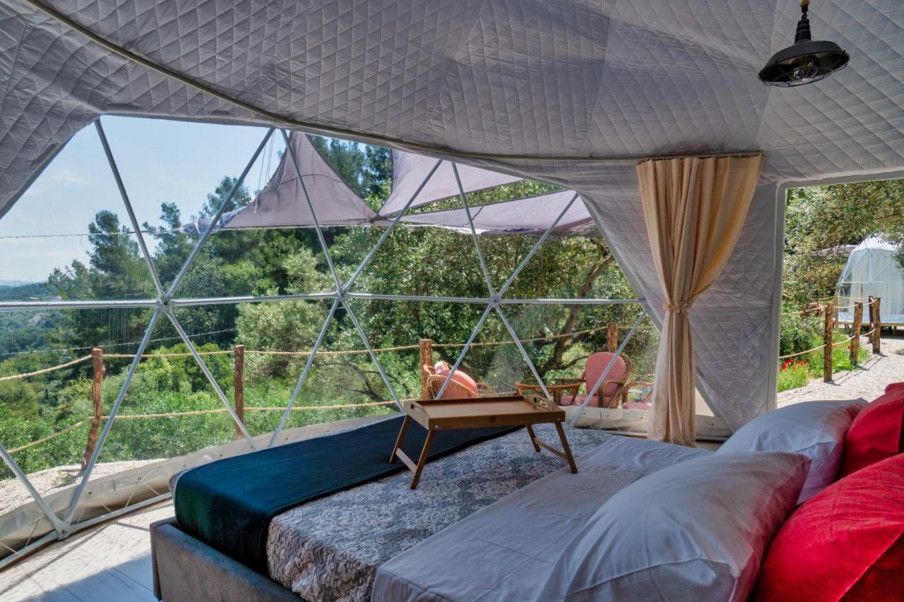 Luxury Dome Tents Ikaria Ap'Esso2 Raches  Buitenkant foto