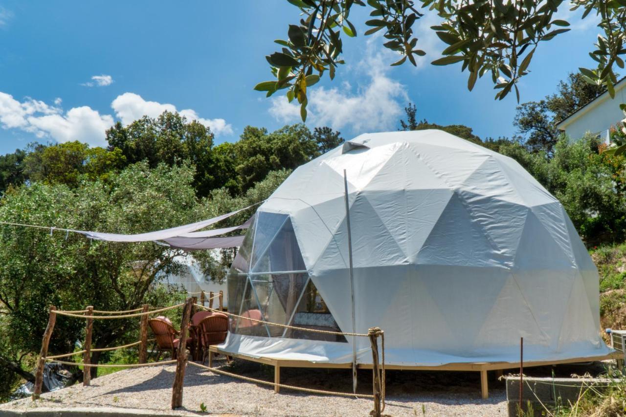 Luxury Dome Tents Ikaria Ap'Esso2 Raches  Buitenkant foto