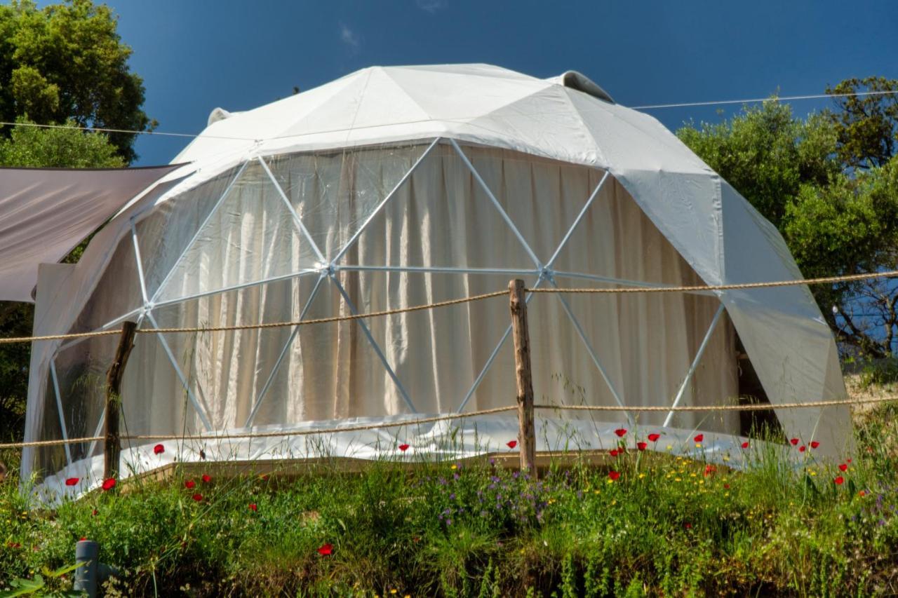 Luxury Dome Tents Ikaria Ap'Esso2 Raches  Buitenkant foto