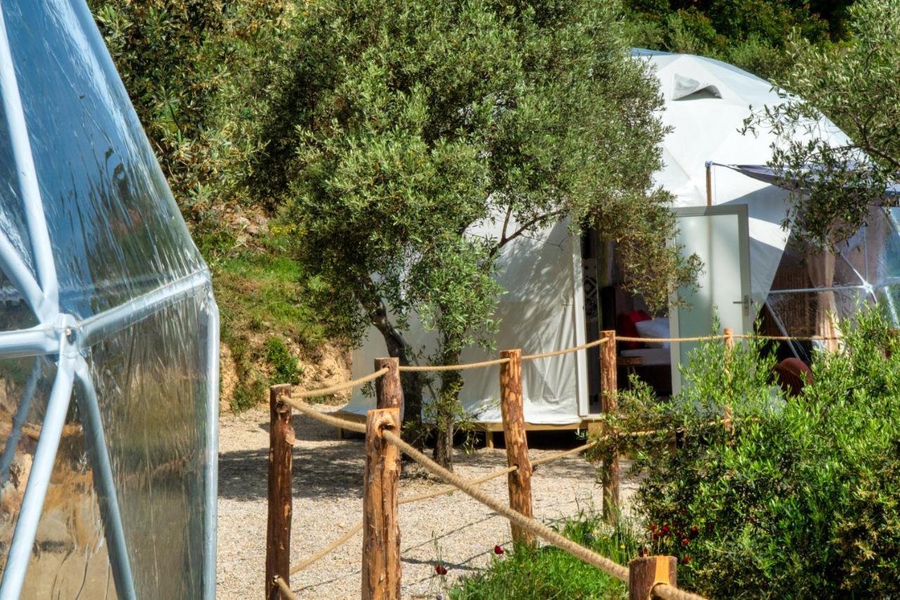 Luxury Dome Tents Ikaria Ap'Esso2 Raches  Buitenkant foto
