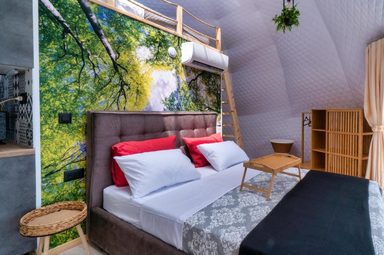 Luxury Dome Tents Ikaria Ap'Esso2 Raches  Buitenkant foto