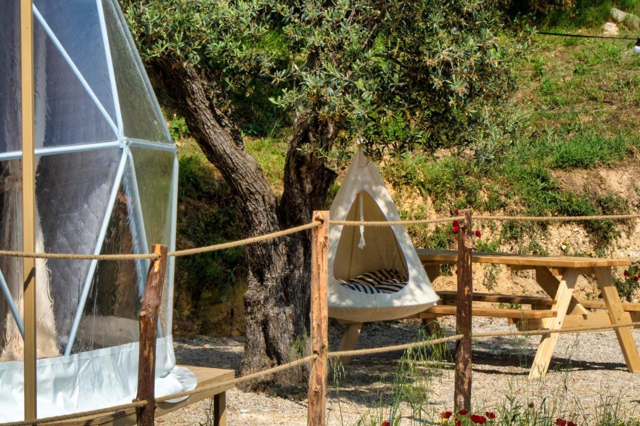 Luxury Dome Tents Ikaria Ap'Esso2 Raches  Buitenkant foto
