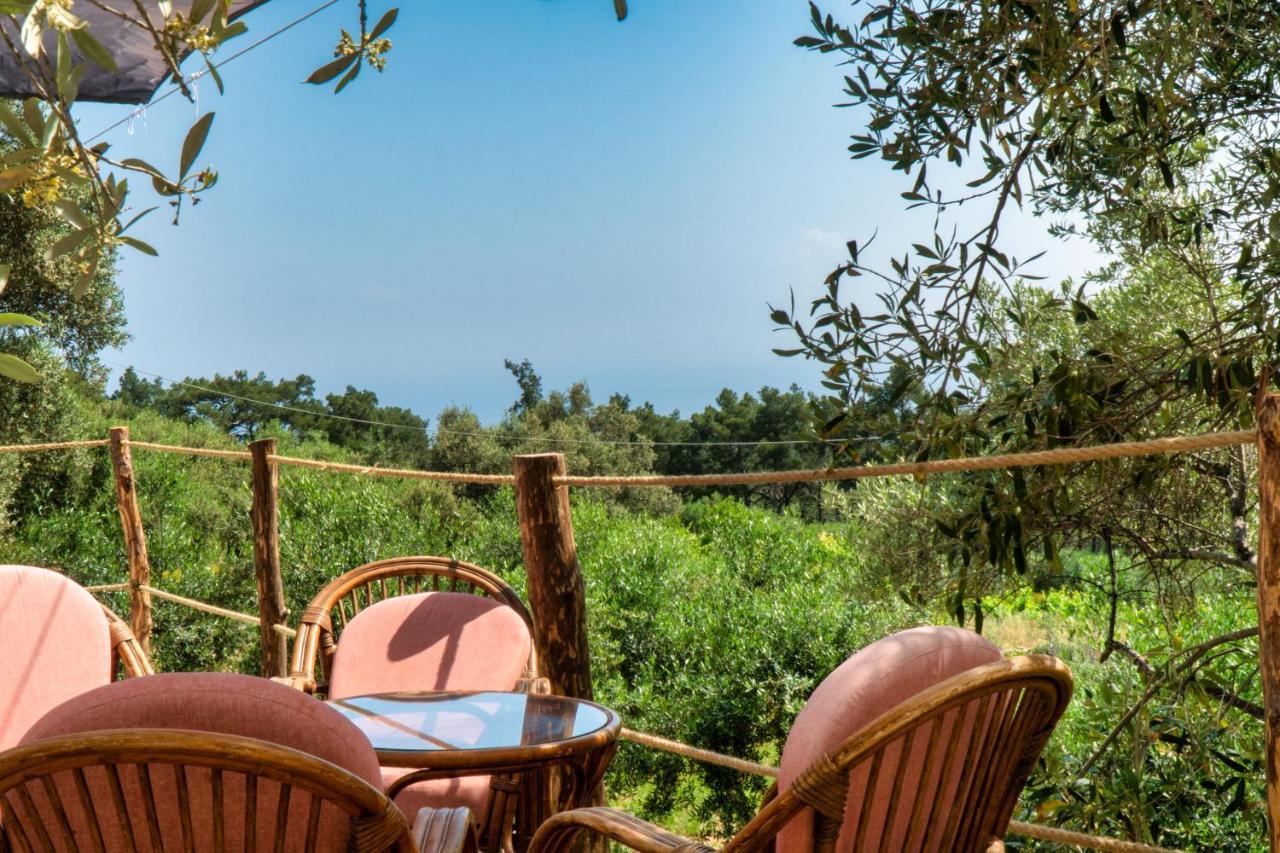 Luxury Dome Tents Ikaria Ap'Esso2 Raches  Buitenkant foto