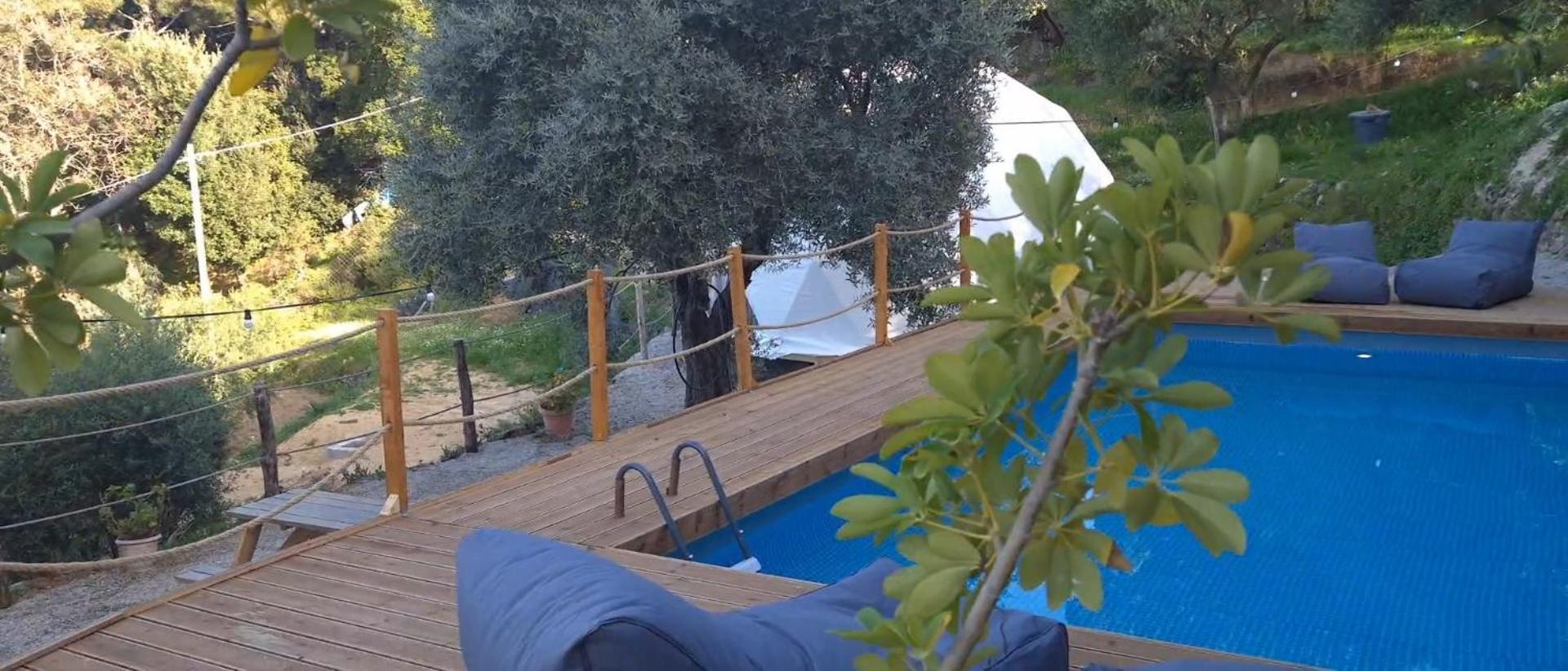 Luxury Dome Tents Ikaria Ap'Esso2 Raches  Buitenkant foto