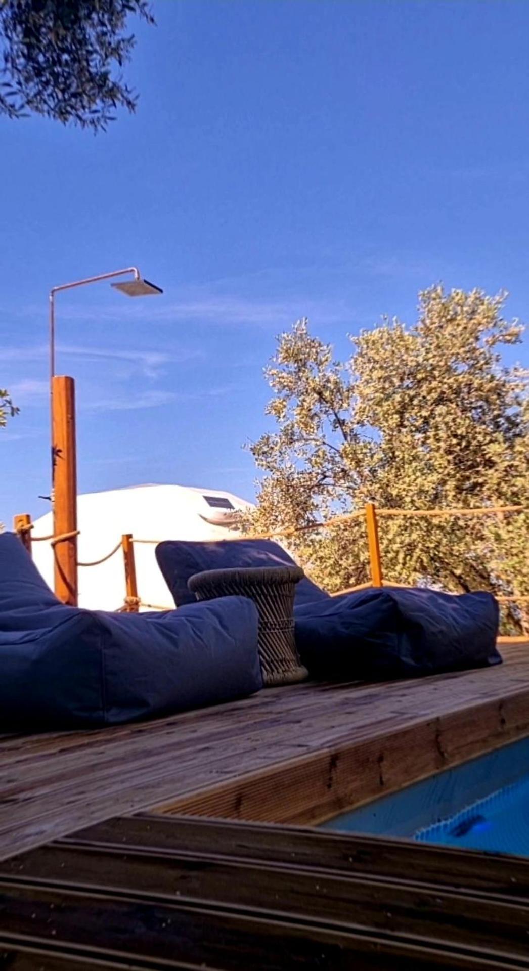 Luxury Dome Tents Ikaria Ap'Esso2 Raches  Buitenkant foto